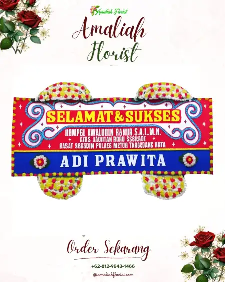 Papan Bunga Ucapan Selamat Mantikulore